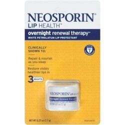 Neosporin White Petrolatum Lip Protectant Overnight Therapy 0.27oz Pack of 36