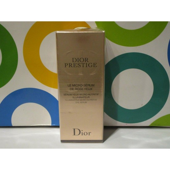 CHRISTIAN DIOR ~ DIOR PRESTIGE ILLUMINATING EYE SERUM ~ 0.5 OZ SEALED BOX