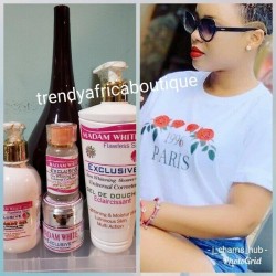 Madam White exclusive lotion, serum + face cream + shower gel 500ml combo