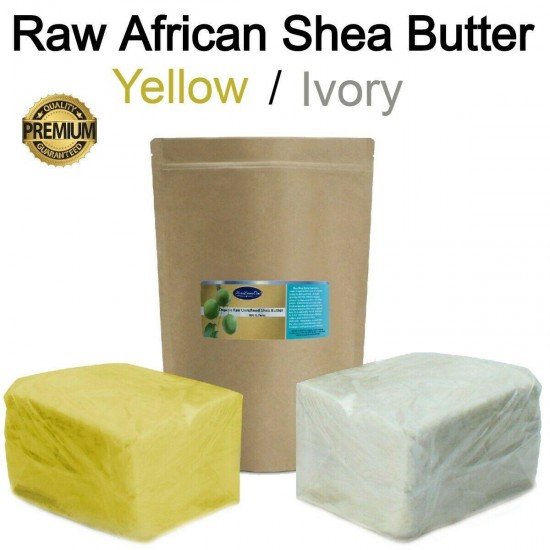 100% Raw African Shea Butter - Unrefined Pure Natural Organic From Ghana Bulk