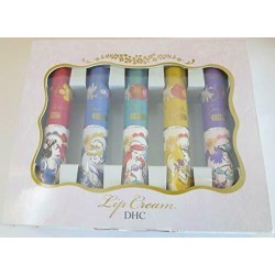 DHC Medicinal Lip Balm Flower [Disney Princess] Set of 5 [Snow White] [Cinderell