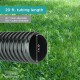 Pond Filter and Waterfall Spillway, Efficient Mechanical and Biological Filtration, Compact | 77020,Black & TotalPond Corrugated Tubing, 1-inch