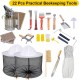 Beehive Starter Kit 10 Frame Beehive Kit Wax Coated Bee Boxes and Frames Starter Kit, Bee Hives Boxes Starter Kit Including Beekeepig Tools with 2 Pcs Beekeeping Hat