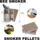 Beehive Starter Kit 10 Frame Beehive Kit Wax Coated Bee Boxes and Frames Starter Kit, Bee Hives Boxes Starter Kit Including Beekeepig Tools with 2 Pcs Beekeeping Hat