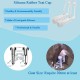 3L Goat Milking Machine, Auto Stop Goat Milker Speed Adjustable Pulsating Pump, Goat Milking Machine Portable with Stainless Bucket & Clean Brush