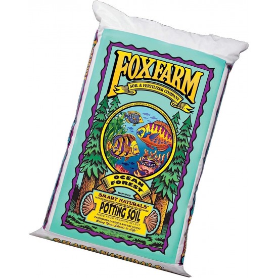 FX14000 Ocean Forest Indoor/Outdoor Garden Potting Soil Bags 6.3-6.8 pH, 1.5 Cubic Feet, 40 pounds for Plants (6 Pack