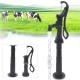 Pitcher Pump and Base, Hand Water Pump Pitcher Pump Cast Iron Press Suction Outdoor Backyards Ponds For Yard Garden Pond Hand Well Pump Manual Well Pump