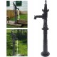 Pitcher Pump and Base, Hand Water Pump Pitcher Pump Cast Iron Press Suction Outdoor Backyards Ponds For Yard Garden Pond Hand Well Pump Manual Well Pump