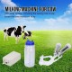 Portable Vacuum-Pulse Milking Machine Electric Pulse Cow Milker, Mini Electric Pulse Cow Milker Vacuum-Pulse(American Standard (100-240v))