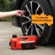 Car Jack Hydraulic Jack – 5 Ton Electric Car Jack Stand Three in One Car Jack Kit for Sedans SUV Car Lift Floor Jack for Tire Change and Road Emergencies with Integrated Tire Pump (Orange)