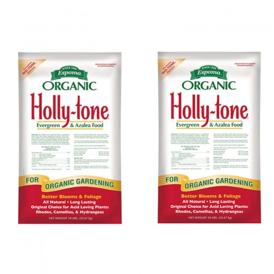 50 lbs. Organic Holly Tone Evergreen & Azalea Food (Multicolor - 2 Pack)