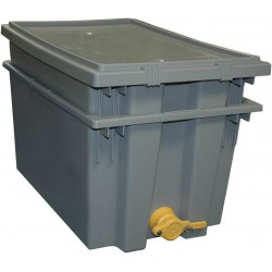 HH231 Plastic Uncapping Tank, Gray