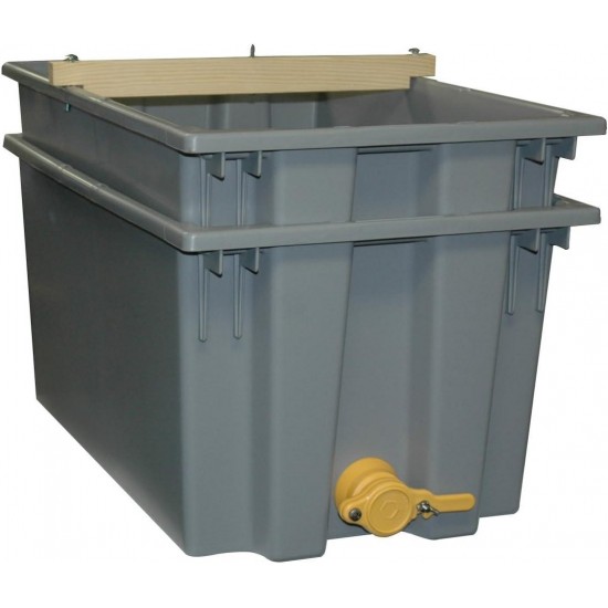 HH231 Plastic Uncapping Tank, Gray