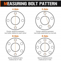 5 on 4.5 Bolt Circle Drum Kits w/ 10 x 2-1/4 Left and Right Self-Adjusting Electric Brake for 3,500lbs Trailer Axle