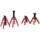 Sunex 1310 10-Ton Medium Height Pin Type Jack Stands, Pair & 1210 10-Ton Low Height Pin Type Jack Stands, Pair