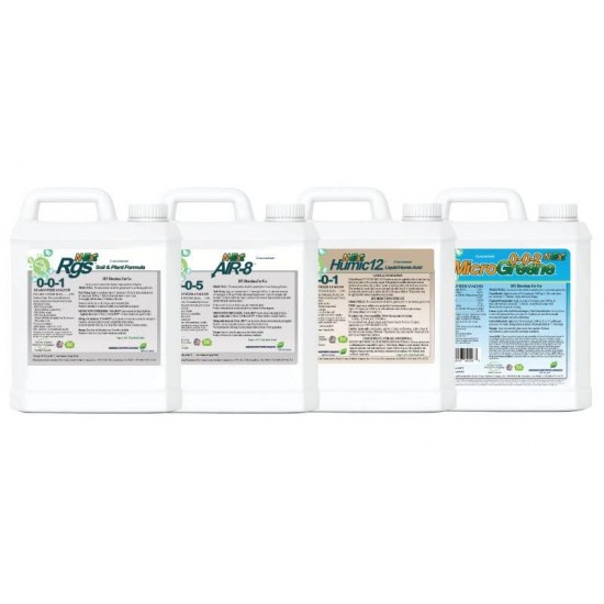 N-Ext Bio-Stimulant Liquid Fertilizer by Greene County Fertilizer - 4 Gallons - Humic Acid for Lawns - Sea Kelp - Root Growth Stimulant (RGS)