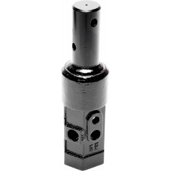 Heavy-Duty Auger Adapter 2inches Female hex to 2inches Male Round