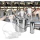 Electric Milking Machine Kit,5L Portable Stainless Steel Household High Configuration Double Head Electric Milking Machine for Sheep Goat Cow(goat)