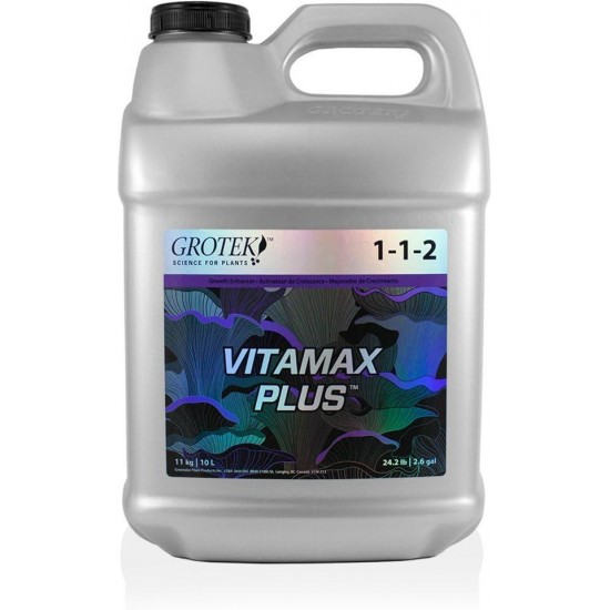 GTVMP6030 Vitamax Plus Hydroponic Nutrients, 10 L, Black