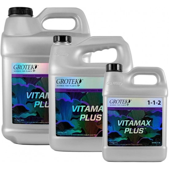 GTVMP6030 Vitamax Plus Hydroponic Nutrients, 10 L, Black