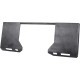 3/8 Thick Quick Tach Cut Out Mount Plate, Steel Skid Steer Quick Tach Attachment Adapter Plate Compatible with Bobcat, Kubota Tractors