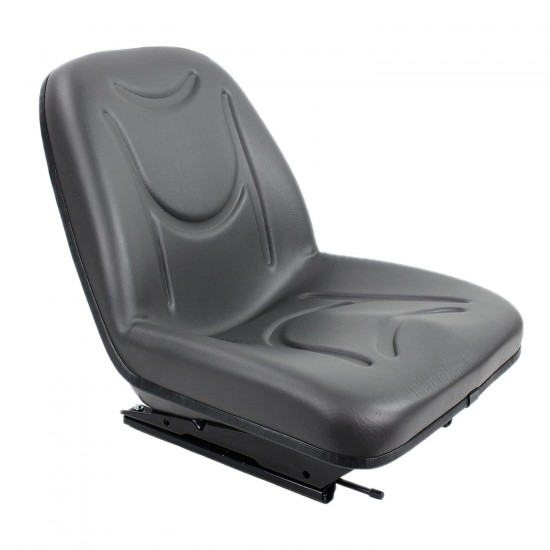 E-157097031 Gray Vinyl Seat for New Holland L565, L865, LS140, LS150, LS160, LS170, LS180, LS190, LX465, LX485, LX565, LX665, LX865, LX885, LX985, L140, L150, L160, L170, L555, L781, L783, L785, L553