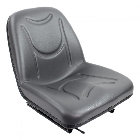 E-86591379 Gray Vinyl Seat for New Holland L565, L865, LS140, LS150, LS160, LS170, LS180, LS190, LX465, LX485, LX565, LX665, LX865,LX885, LX985, L140,L150, L160, L170, L555, L781, L783, L785, L553