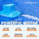 Pool Cover Pump Above Ground, 1/2 HP Automatic Sump Pump with 25-ft Power Cord, 2140 GPH Water Pump for Swimming Pool, Hot Tub, Basement,Window Wells, Boat Covers,and More