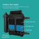 Complete Pond Filter with UV Clarifier Black 15.16 x 9.06 x 13.11 in.