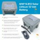 MNP Powerful Submersible Solar Powered Pond Pump Kit with Panels and Hose. Battery Included. Advanced design. (2 Panel: 898 GPH - 10 Max. Head Feet - 50 Watts)