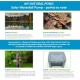 MNP Powerful Submersible Solar Powered Pond Pump Kit with Panels and Hose. Battery Included. Advanced design. (2 Panel: 898 GPH - 10 Max. Head Feet - 50 Watts)