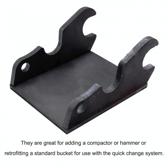 ​Excavator Quick Attach Bucket Ear Mount Fit for Kubota U35 KX71 KX91 KX121 KX040 KX033