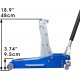 AT830003XLUR Economic Aluminum Quick Lift Low Profile Garage Jack, 3 Ton (6000 lb), Blue