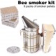 Bee Hive Starter kit, 8-Frame Hive and Beekeeping Supplies-All, Beehive Kit Includes 1 Wax Coated Deep Bee Box,Frames, Waxed Foundation and Beekeeping Tools Kit with Bee Jacket