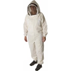 Beekeeping Suit with Veil, 1-Unit, White, XX-Large