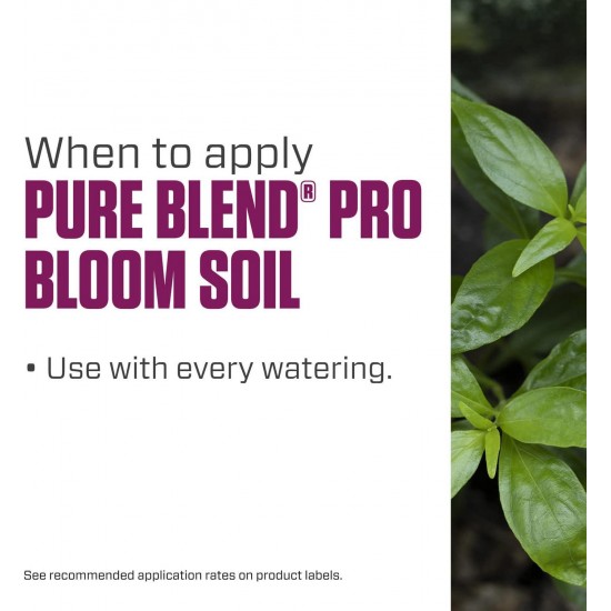 Pure Blend Pro Bloom Soil, Nutrient for Fruit and Flowers, 1-4-5, 5 gal.