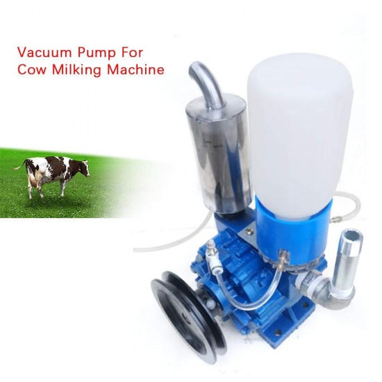 Milking Machine Vacuum Pump, Cow Goat Milking Machine Milker Bucket Tank Barrel Vacuum Pump 250L/min(US Stock)