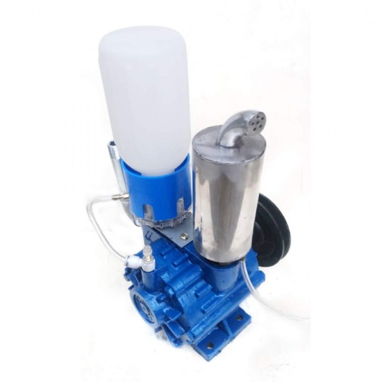 Milking Machine Vacuum Pump, Cow Goat Milking Machine Milker Bucket Tank Barrel Vacuum Pump 250L/min(US Stock)