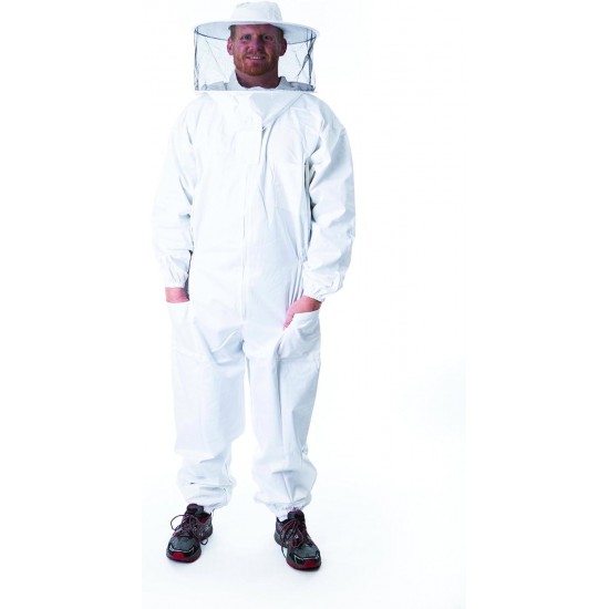 PM9281R3X-A Round Hood Unisex Master Beekeeping Suit, White