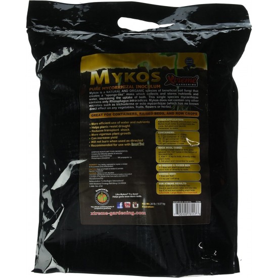 HGC721210 Mykos Mycorrhizae Granular Hydroponic Root Enhancer, 20 lb