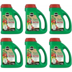 Shake 'N Feed Tomato, Fruit & Vegetable Plant Food, Plant Fertilizer, 4.5 lbs. (6-Pack)