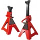 T41202 Torin Steel Jack Stands: 12 Ton (24,000 lb) Capacity, Red, 1 Pair