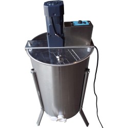 BEE-HE2MOT HE2MOT 2 Frame Beekeeping 304 Stainless Steel Drum Honey Motorized Extractor With Stand-Electric 110V, Average