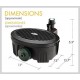 Pennington Aquagarden , Inpond 5 in 1, Pond & Water Pump, Filter, UV Clarifier, LED Spotlight and Fountain , All in One solution for a Clean, Clear and Beautiful pond , For Ponds up to 200 Gallons