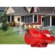 RL-SPRK150 115/230 Volt, 1.5 HP, 71 GPM Cast Iron Sprinkler/Irrigation Pump with Thermoplastic Impeller, Red, 97101501