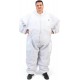 421P Big and Tall Aero Beekeeping Suit with Fencing Veil, XXXL, Summer Beige