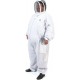 421P Big and Tall Aero Beekeeping Suit with Fencing Veil, XXXL, Summer Beige