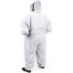 421P Big and Tall Aero Beekeeping Suit with Fencing Veil, XXXL, Summer Beige