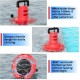 Submersible Sump Pump for Milwaukee M18 18V Battery, 1/6 HP Water Transfer Pump with 16.5ft Power Cord, 1320GPH Water Removal for Pool, Water Beds, Garden Shower, Puddle(No Battery)