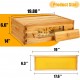 Bee Hive with Windows, 8 Frame Langstroth Complete Beehive Starter Kit Dipped in 100% Beeswax with Beehive Frames and Waxed Foundations (1 Deep Brood Bee Hive Box & 1 Medium Super Bee Box)